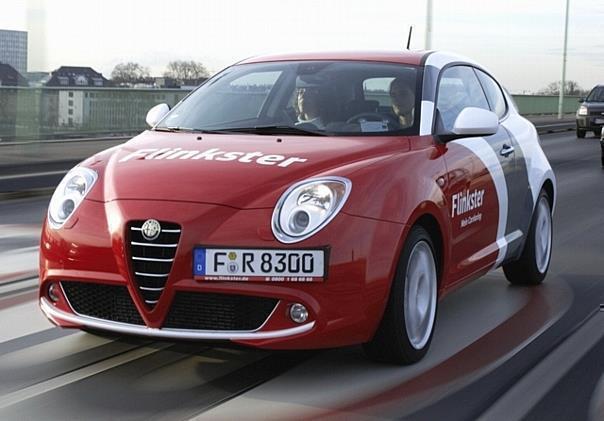 170 Alfa Romeo Mito werden beim Carsharing-Projekt Flinkster der Bahn eingesetzt. Foto: Auto-Reporter/Fiat